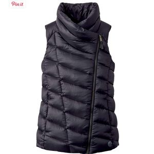 Womens Boundless Down Puffer Vest- 2X Black